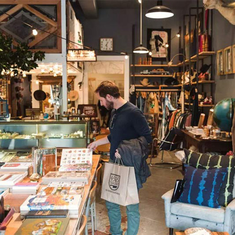 Shirts and Shades Shopping